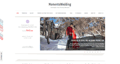 Desktop Screenshot of momentowedding.com